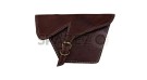 Royal Enfield GT and Interceptor 650 Side Panel Bag Genuine Leather Cherry Brown - SPAREZO